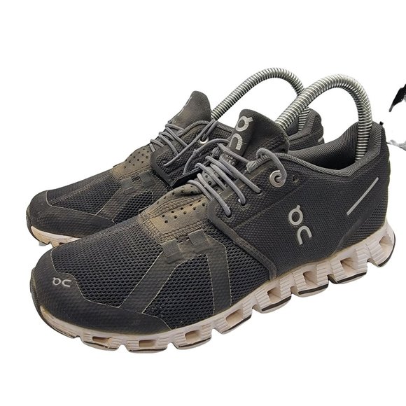 On Cloud Swiss Engineering Womens Size 7 Running Shoes Black White - Picture 4 of 12